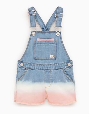 ZARA 🩵💕 Jumpsuit salopette denim jeans tie dye 98
