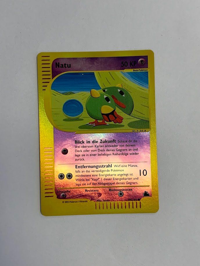 Bandai Sammelbilder & Trading cards: Pokemon Natu - 80/144 – Gebraucht aus schaan von Schokoloco