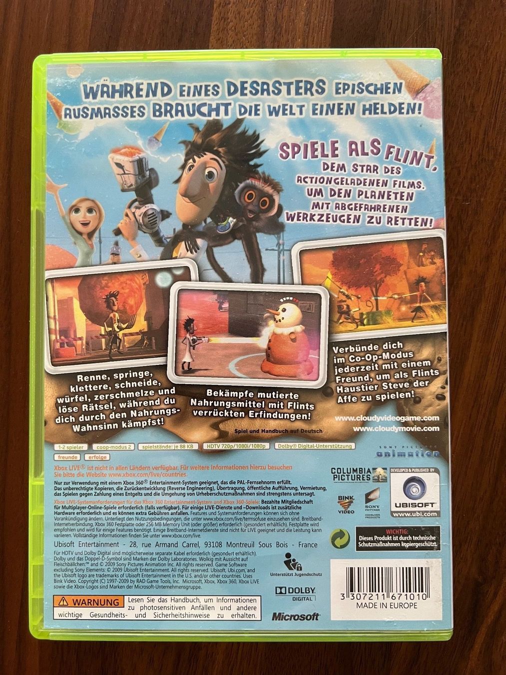 Spiele: Wolkig mit Aussicht auf Fleischbällchen Xbox 360 – Gebraucht aus Dübendorf von CellarSeller 1