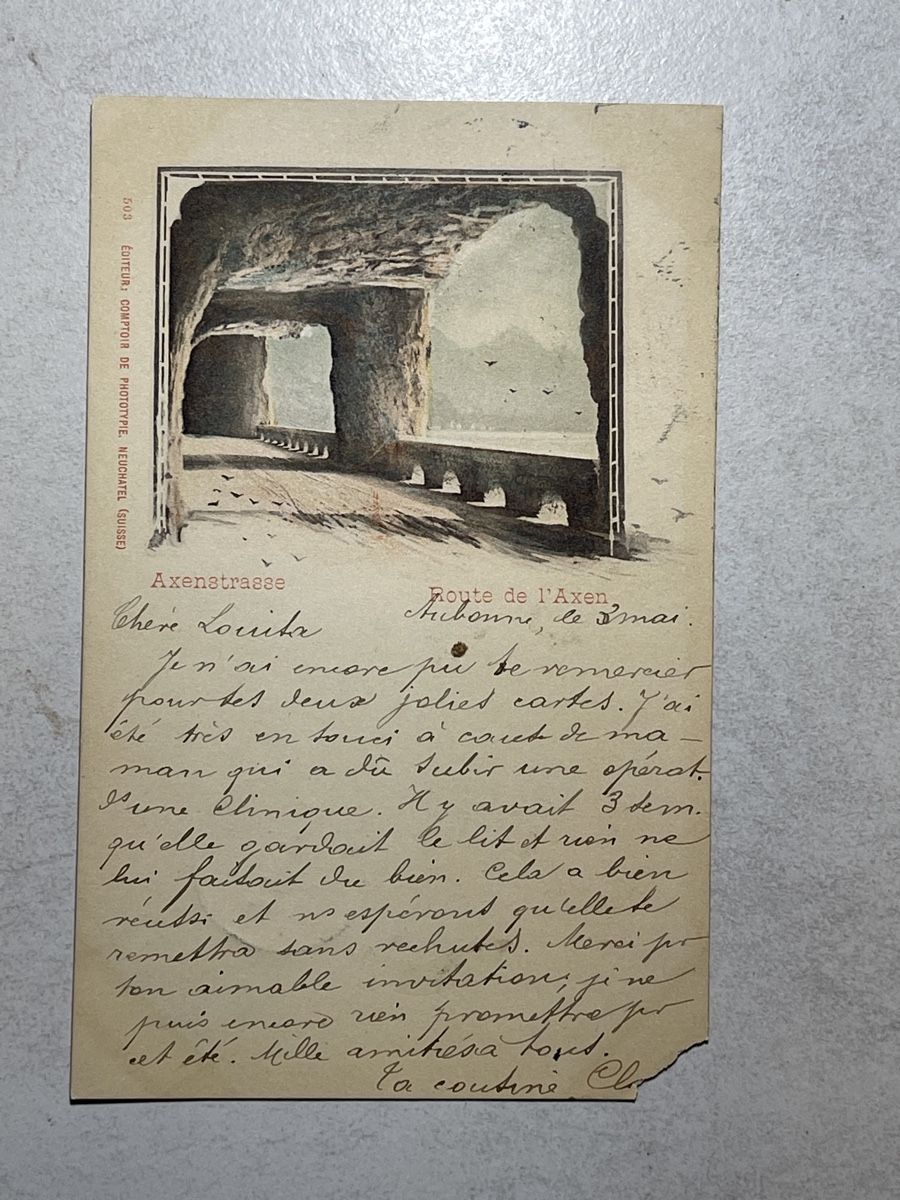 Cartoline postali: Ansichtskarte Axenstrasse – Usato da Strengelbach venduto da Aschatan5
