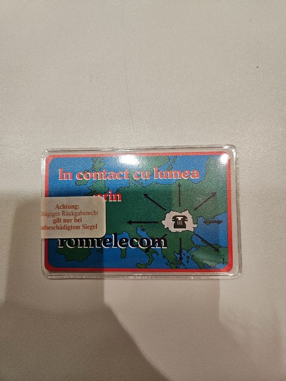 Cartes de téléphone: Romtelecom Telefonkarte 5000 Einheiten, Jahrgang 1993 Top! – Neuf avec emballage d'origine à Wiler b.Utzenstorf par Ired 1