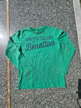 Longshirt von Benetton,  Grösse 140, grün