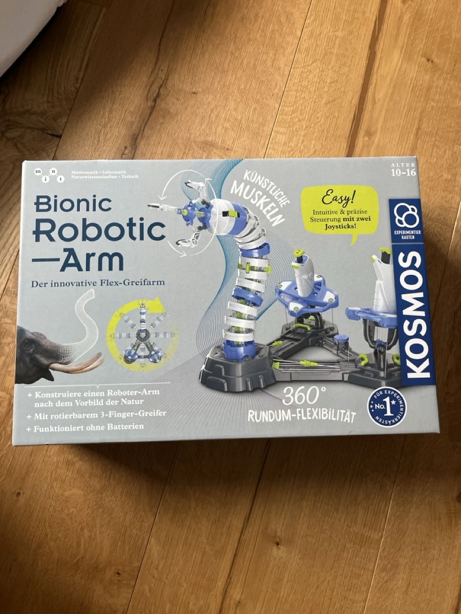 Kit di costruzioni: Bionic Robotic-Arm - Der innovative Flex-Greifarm, neu! – Nuovo e nell'imballaggio originale da Grenchen venduto da D.O.S.