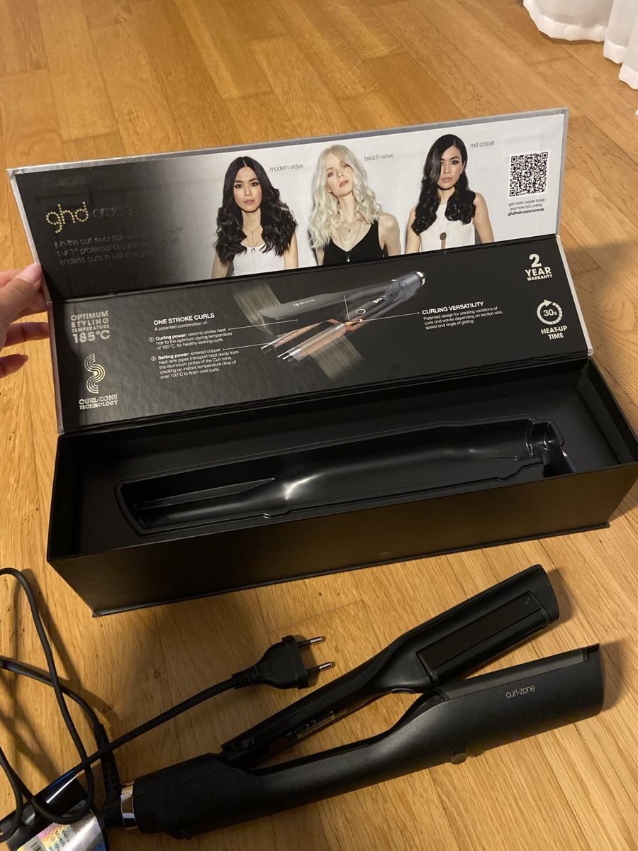GHD Piastre & Arricciacapelli: GHD Oracle Lockenstab Profi-Tool schwarz  – Nuovo (secondo la descrizione) da Frauenfeld venduto da Bonnie_ 1