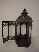 Vintage Laterne, Metall, Windlicht, Kerzenhalter, Deko