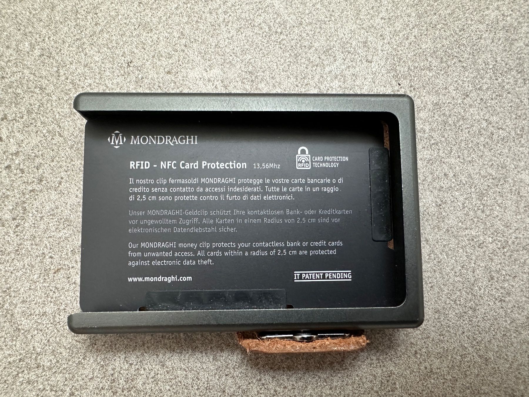 Brieftaschen: MONDRAGHI Portemonnaie/Kartenhalter – Neu (gemäss Beschreibung) aus Baar von renbee 5