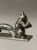 6 Messerbänke Art Deco Frankreich Zinn Designklassiker