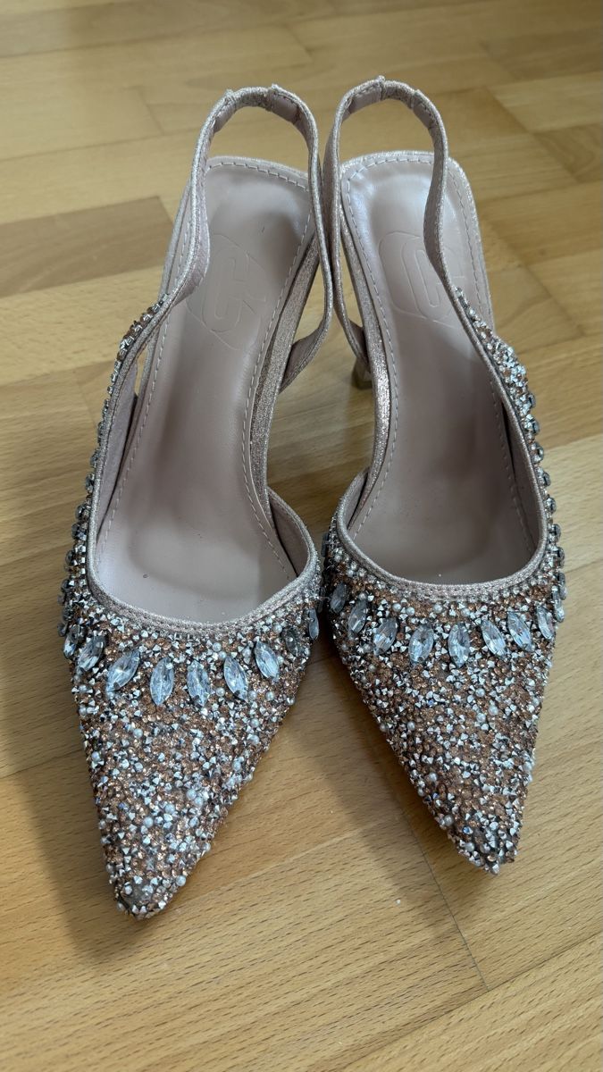 Scarpe da donna: High heels Glitzer Gr. 38 – Usato da Brunnen venduto da browneyes_007 1