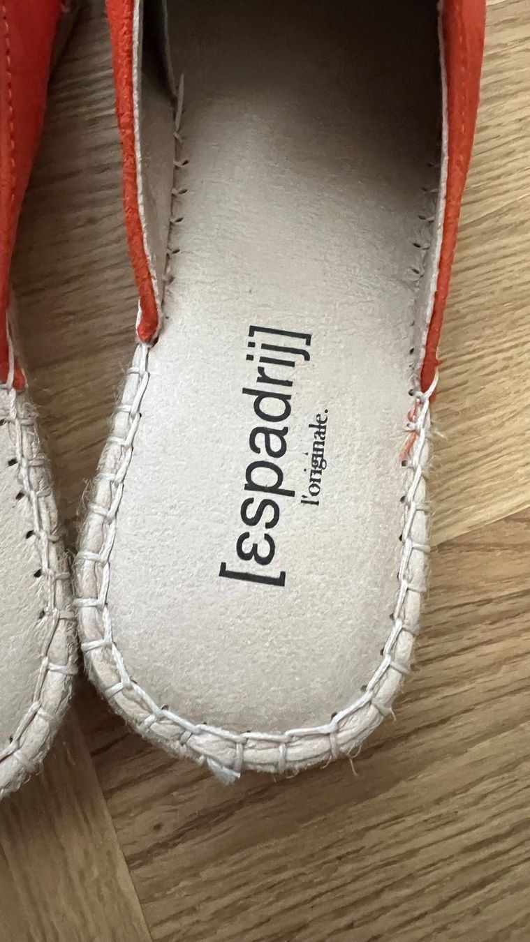 Scarpe da donna: Espadrilles von Espadrij -  Orange, Grösse 38 – Usato da Basel venduto da zukk_ 2