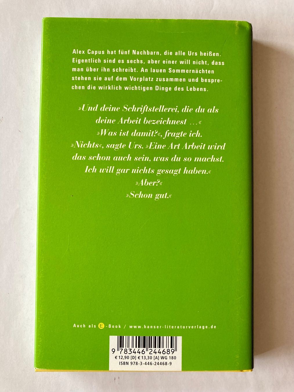 Bücher: Alex Capus - Mein Nachbar Urs – Neu (gemäss Beschreibung) aus Bubendorf von Alpenheidi 1