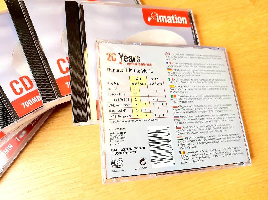 CD & DVD vierges: CD-R Imation – Neuf avec emballage d'origine à lausanne par bluestone02 1
