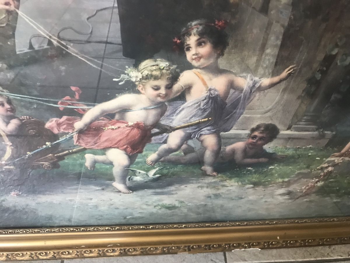 Dipinti: Quadro putti che giocano – Usato da novaggio venduto da cam_5stl 1