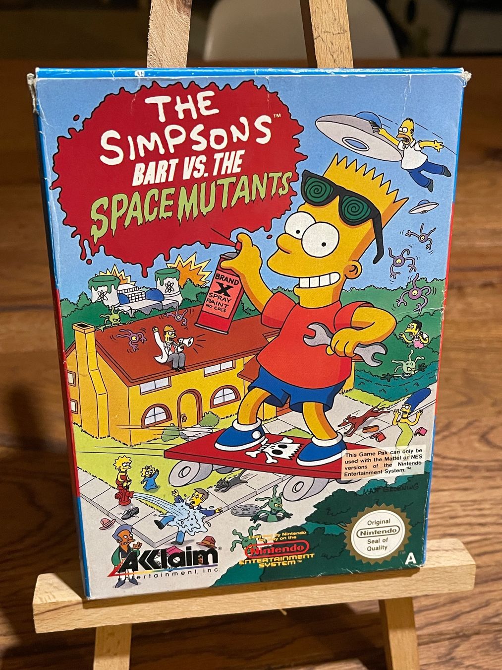 Nintendo Giochi: Simpsons - Bart vs Space Mutants NES OVP mit Anleitung – Usato da Zuerich venduto da Dorsi 2