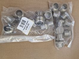 Stopfen mit Sechskantkopf 1" x 27mm Rostfrei * 20 Stück