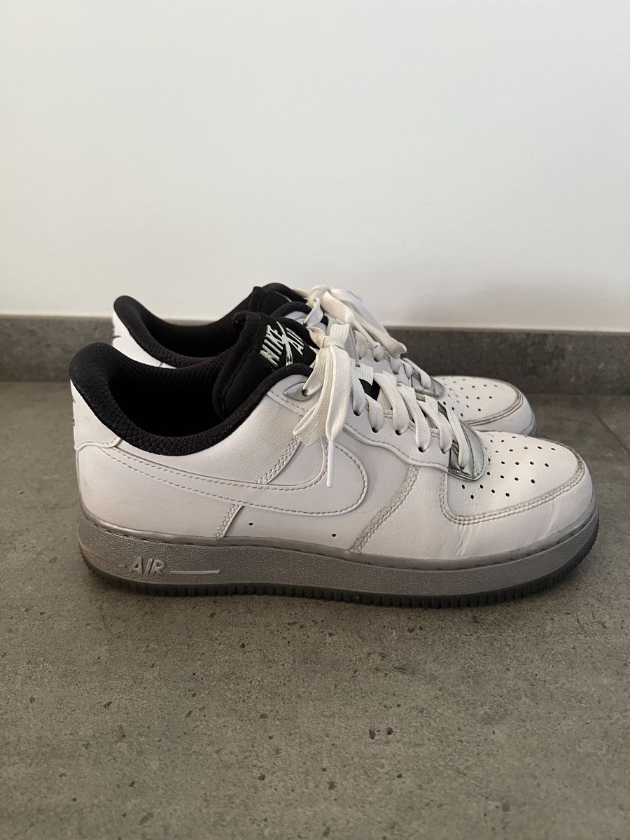 Nike Herrenschuhe: Nike air force black - white - silver / Size 40,5 – Gebraucht aus Cama von UnleashdByAna 3