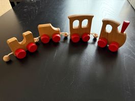 Holzzug zum Ziehen, robust und in Top Zustand!