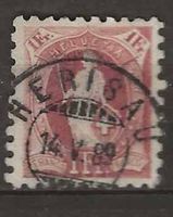 CH071b - Helvetia debout 71b obl. Herisau 14.5.1889