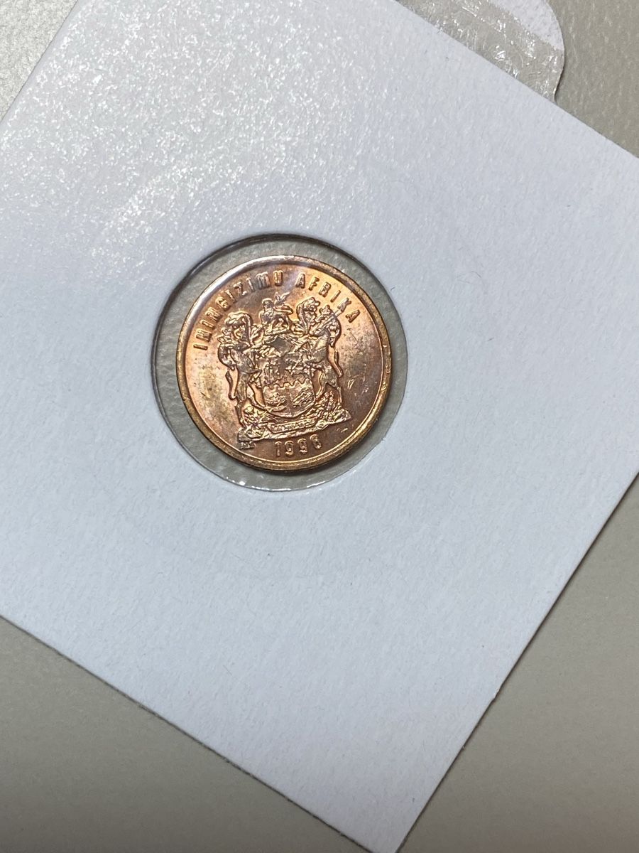 Tutti le monete: Afrique du Sud - 1 cent - 1996 "Zoulou"  – Usato da Payerne venduto da Mike1682 1