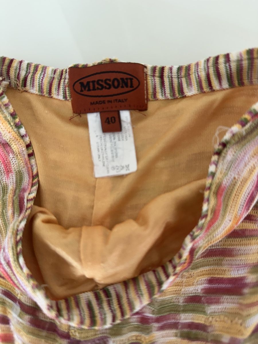 Missoni Pantaloni: Missoni Hose mit Pailletten, gemustert – Nuovo (secondo la descrizione) da Zürich venduto da Mona-L 9