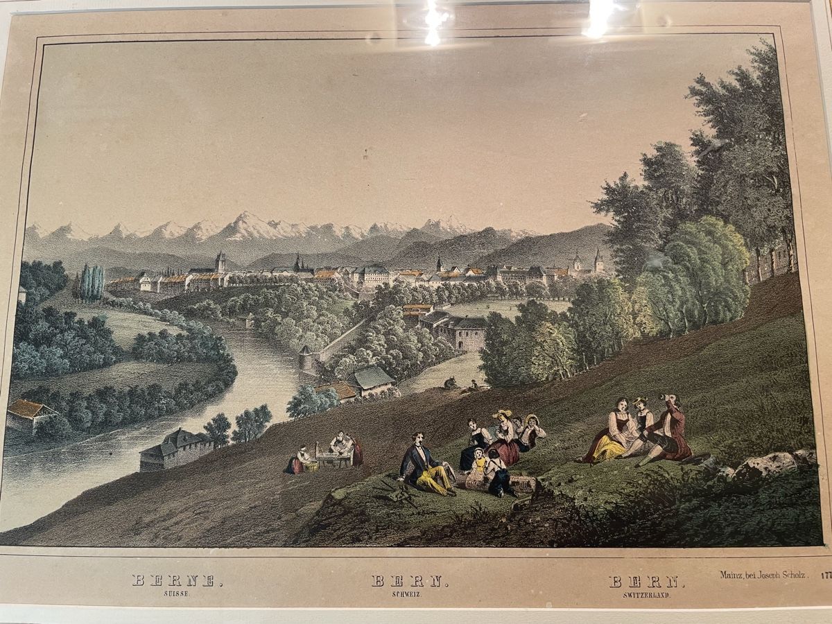 Grafica & Litografie: Alte Ansicht Bern, Lithografie – Usato da Hindelbank venduto da chinok01 1