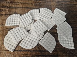 lego 6003 lot de 18 pièces White Plate, Round Corner 6 x 6