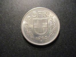 5.- Fr 1965  Superbe pièce   Top qualité