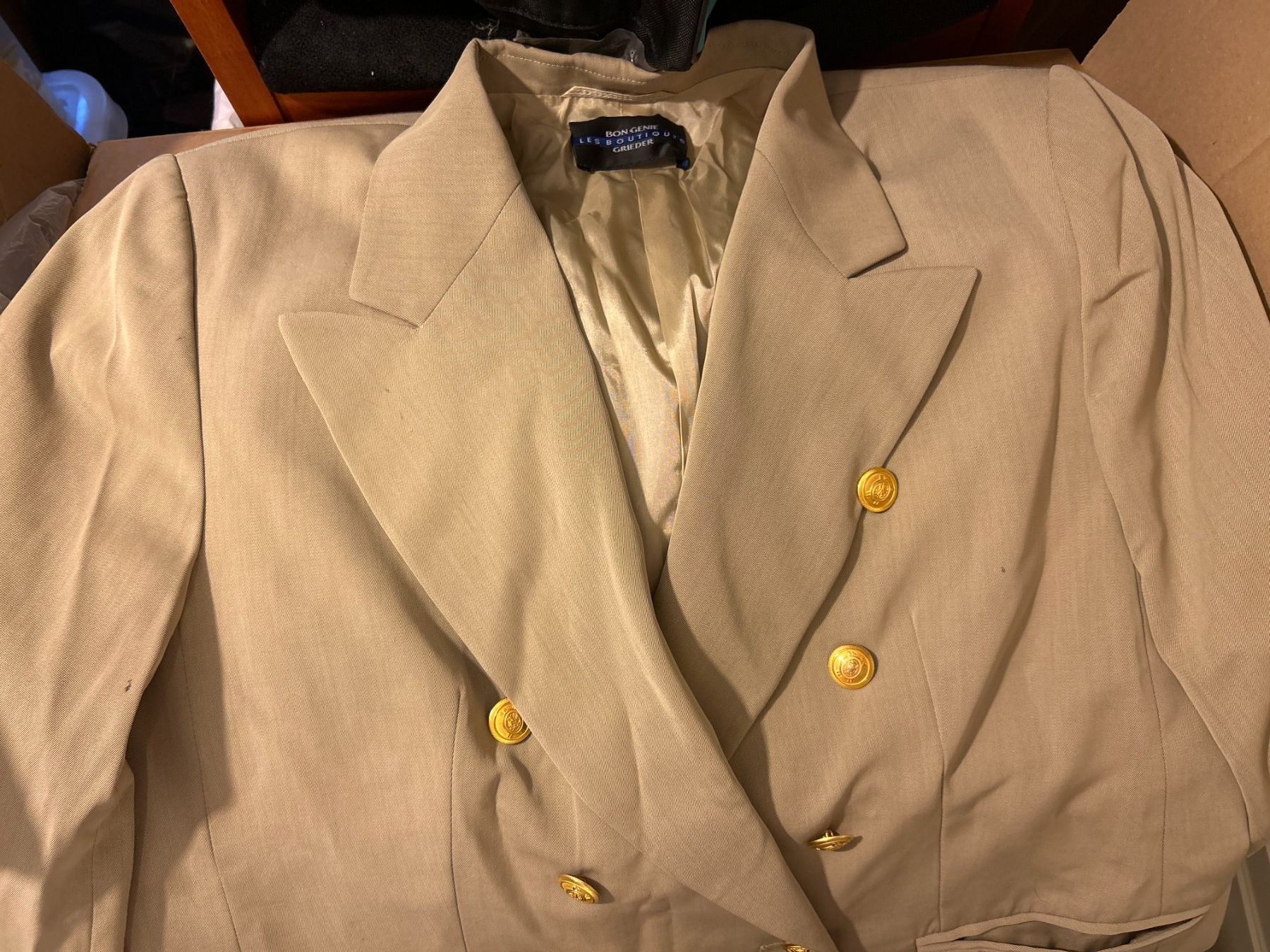 Bongénie Grieder Vestes: Jacke blazer beige Grieder taille 44 – D'occasion à Athenaz (Avusy) par Kurtzuegg 6