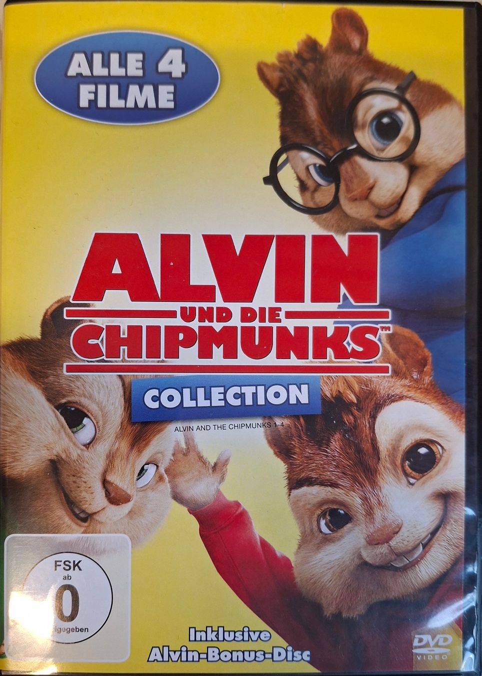 Tutti i DVDs: DVD Alvin und die Chipmunks Collection – Usato da Oberwil/Dägerlen venduto da Dominique1606