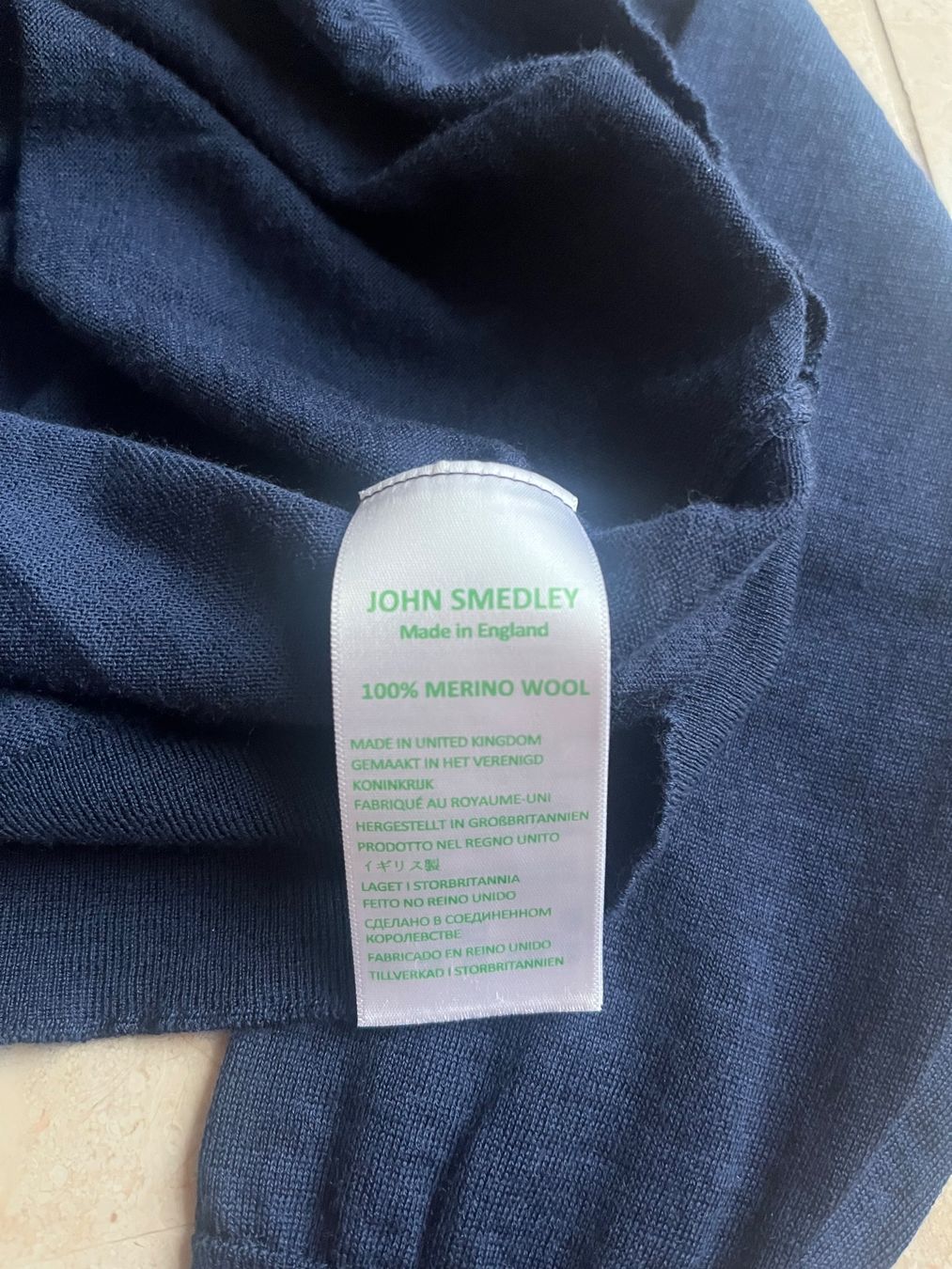 Pullover & Sweatshirts: John Smedley Kilday Hemingway Blue - L – Gebraucht aus Wangen b. Olten von ricochet56 2