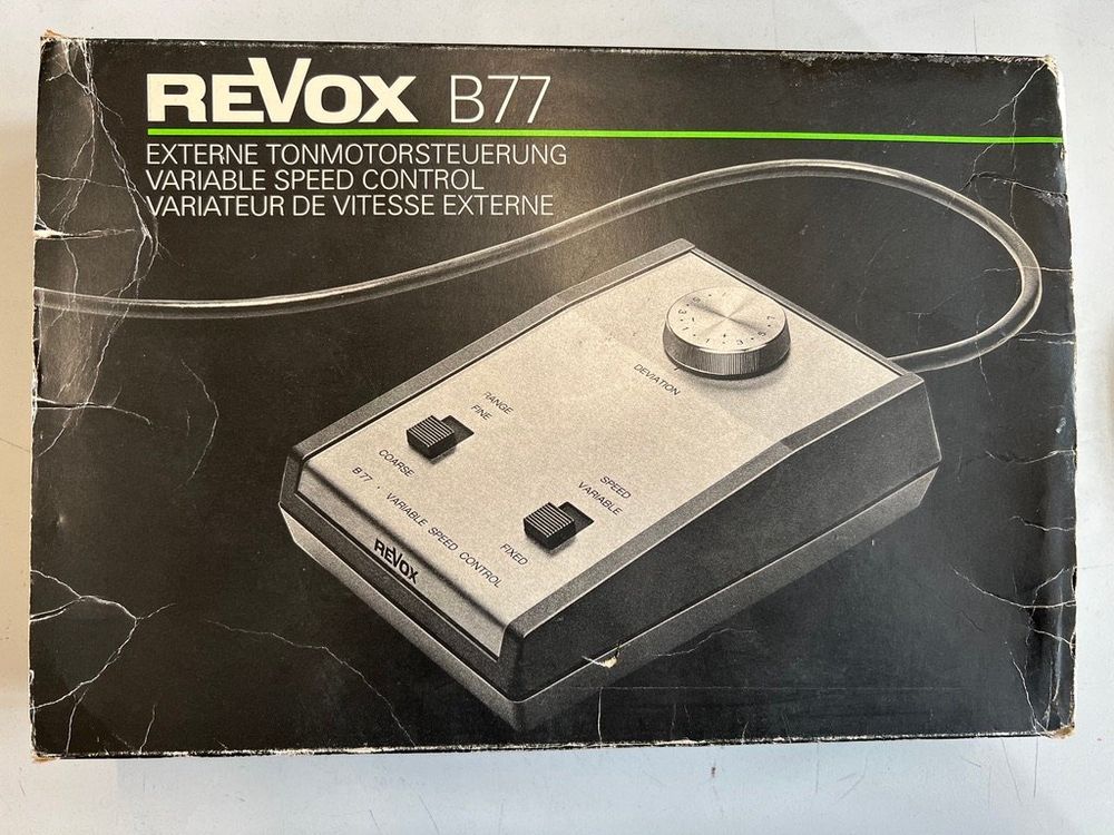 Revox B77 Tape Drive Control (Gebraucht) in Basel für CHF 91 – mit