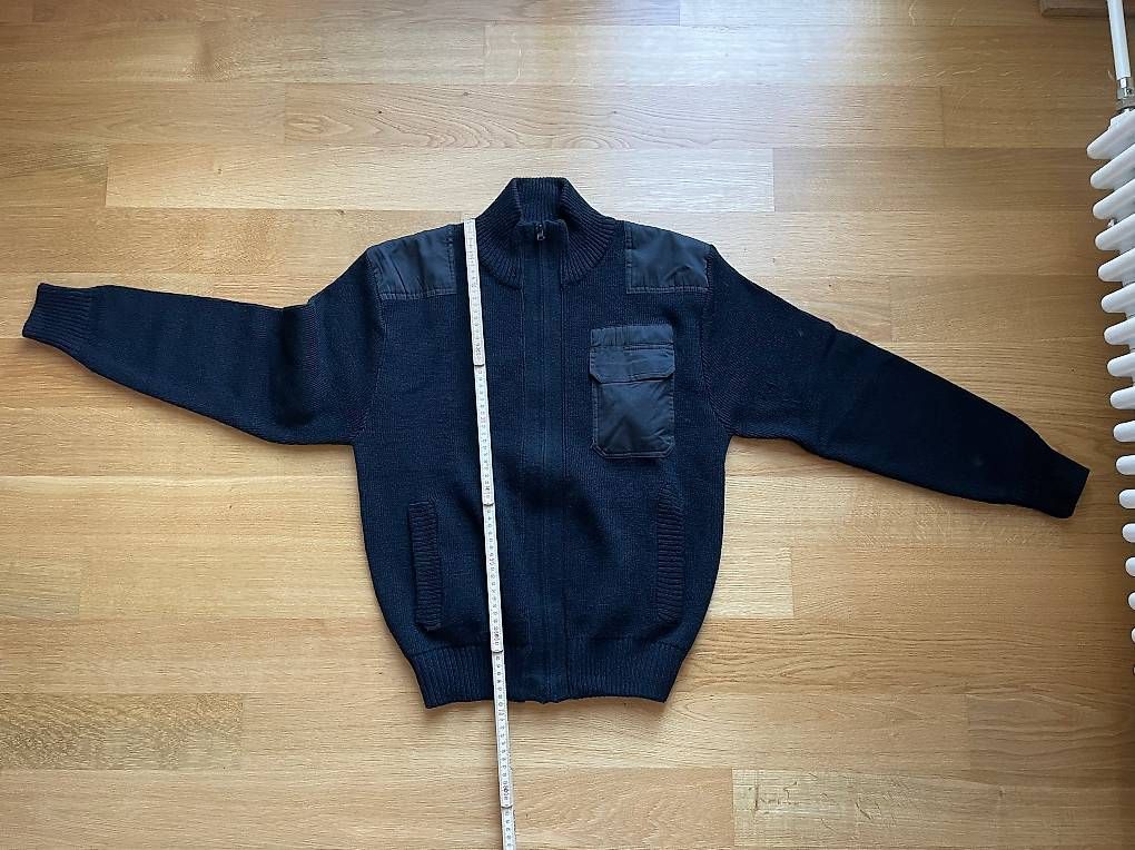 Maglioni & Felpe: Neu: Piloten-Jacke, Strickjacke, schwarz, Gr. L – Nuovo e nell'imballaggio originale da Luzern venduto da MaxPower03 2