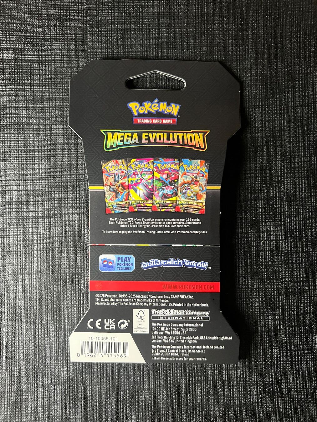 Pokémon Cartes à collectionner: Pokemon Mega Evolution Sleeved Booster Pack English – Neuf avec emballage d'origine à Appenzell par RMBricks 1