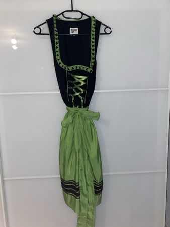 Dirndl Distler schwarz grün Grösse 38