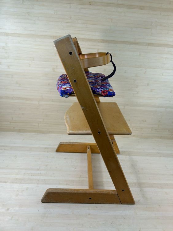 Stokke® Tripp Trapp inkl. Kissen & Holzbügel / Buche 3