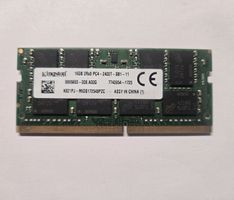 Kingston 16GB DDR4 Arbeitsspeicher (Laptop-RAM) – 2400 MHz