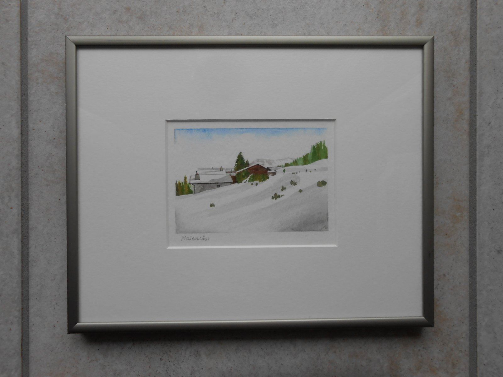Dipinti: Aquarell CH "MAIENSAESS" GR - (ri) – Nuovo (secondo la descrizione) da Hallwil venduto da pkaiser44 1