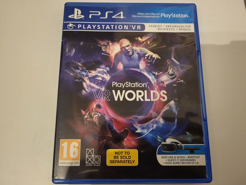 Jeu PlayStation VR Worlds Pour PS4 - Occasion En Très Bon état, Boîte Et Notice Incluses