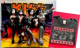 KISS Relief Wandbild DESTROYER 1998 plus T-SHIRT mit COA !!