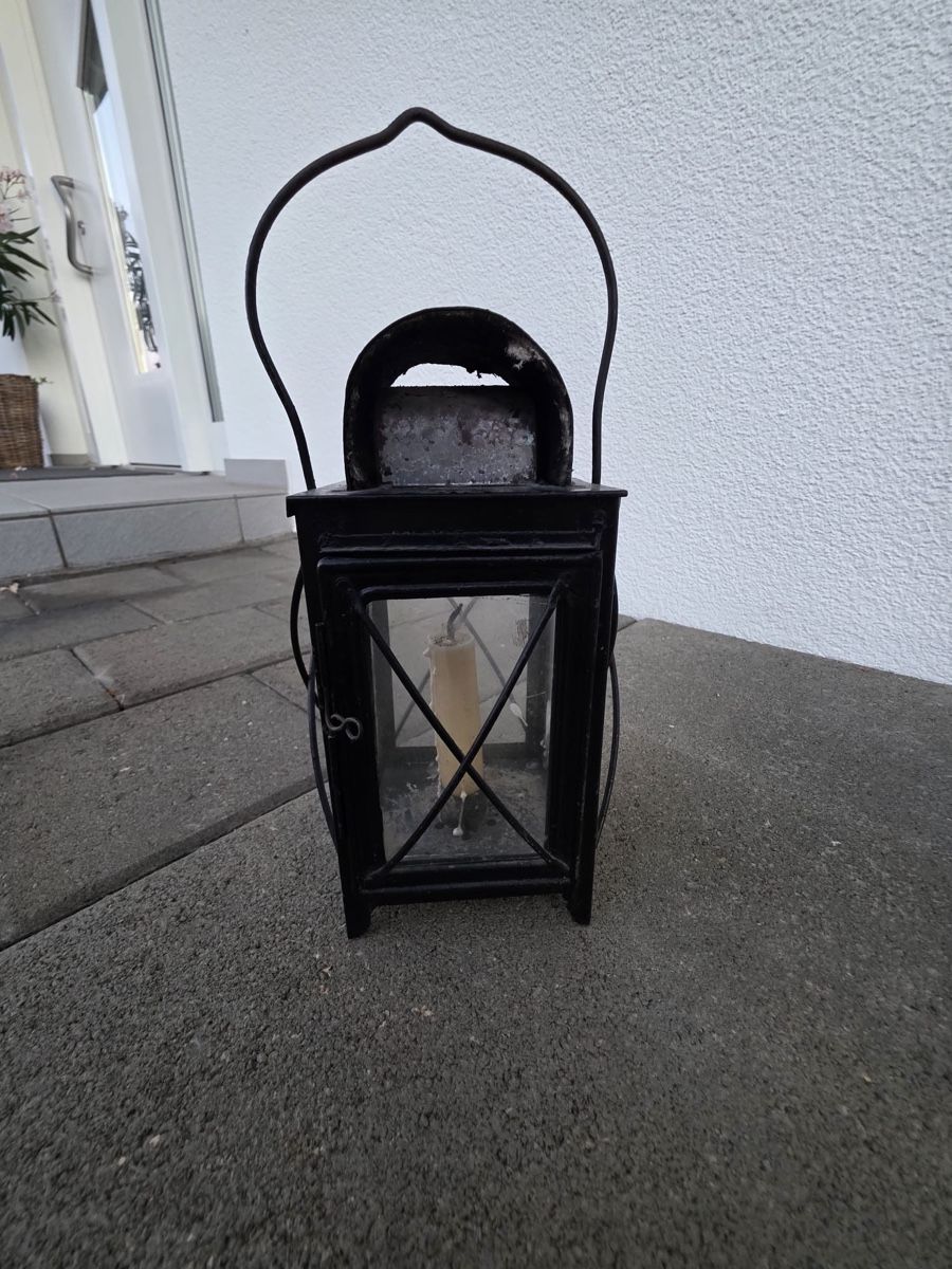 Lampen: Schweizer Armee Kerzenlaterne, Nachtwächterlaterne – Gebraucht aus Mumpf von Spannset 2