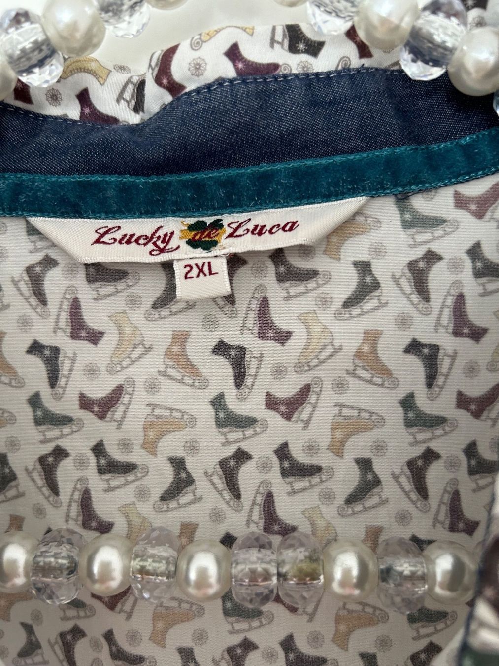 Camicette: Lucky de Luca Hemdbluse Gr.42 – Usato da Horn venduto da Resvi 3