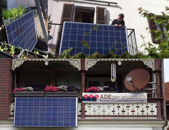 Dispositivi a energia solare: ADEgeranium Balkon Solaranlage – Usato da Zürich venduto da cel_v7fk 2