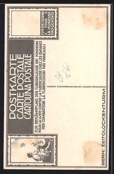 Cartoline postali: AK Bern, Zeitglockenturm, Pro Juventute – Usato da Berlin venduto da bartko-reher 1