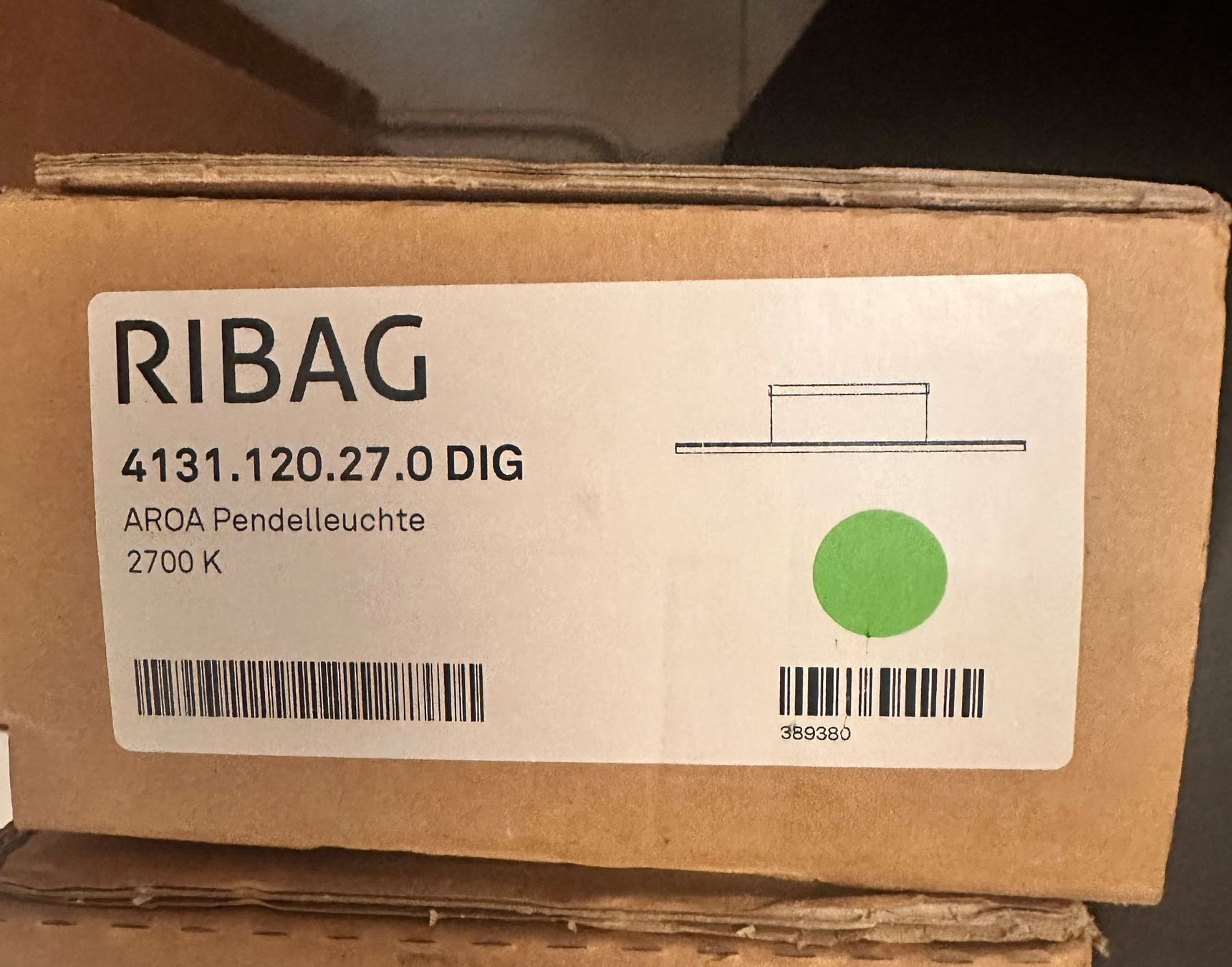 Ribag Lampadari & plafoniere: LED Pendelleuchte Aroa von Ribag – Nuovo (secondo la descrizione) da Suhr venduto da leuchtenshop 2