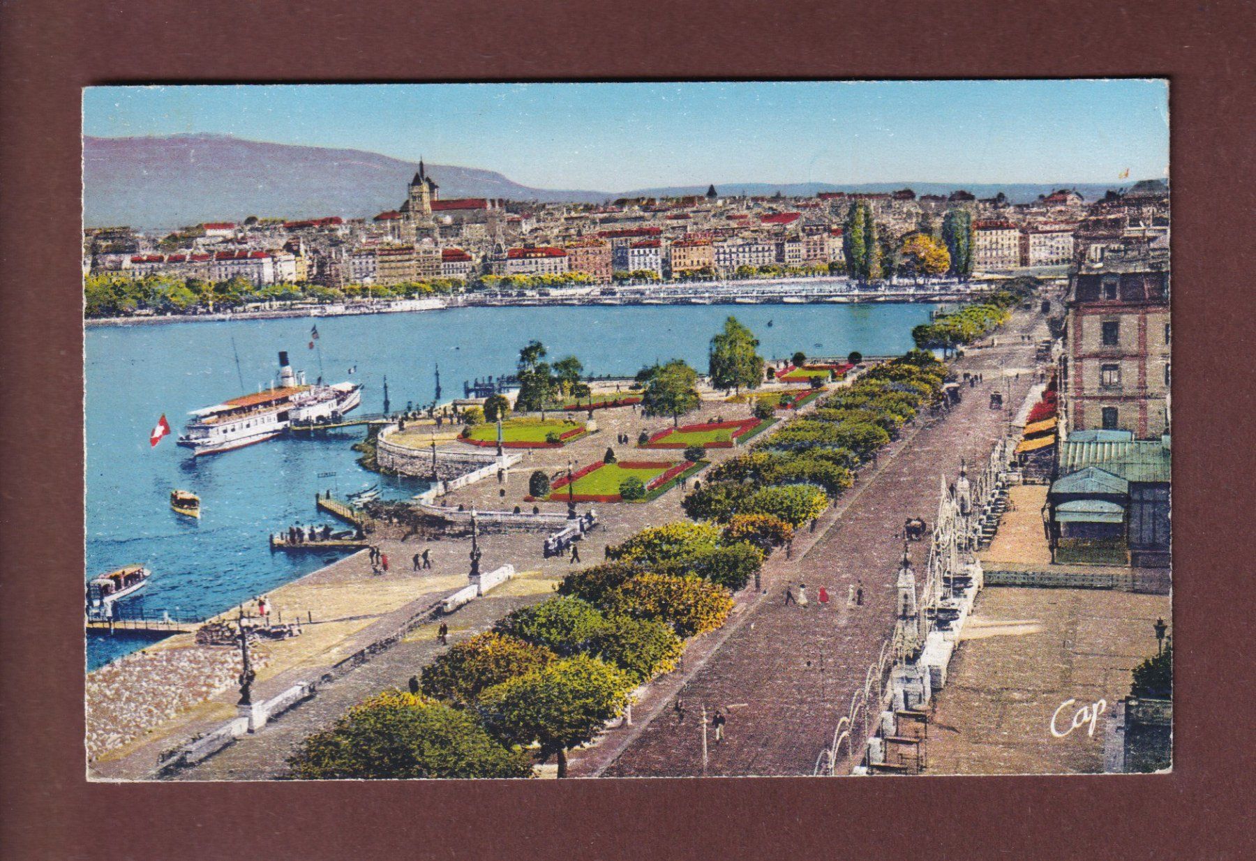 Cartes postales: GENEVE - Rade - Bateau CGN – D'occasion à Pully par nicecards-shop