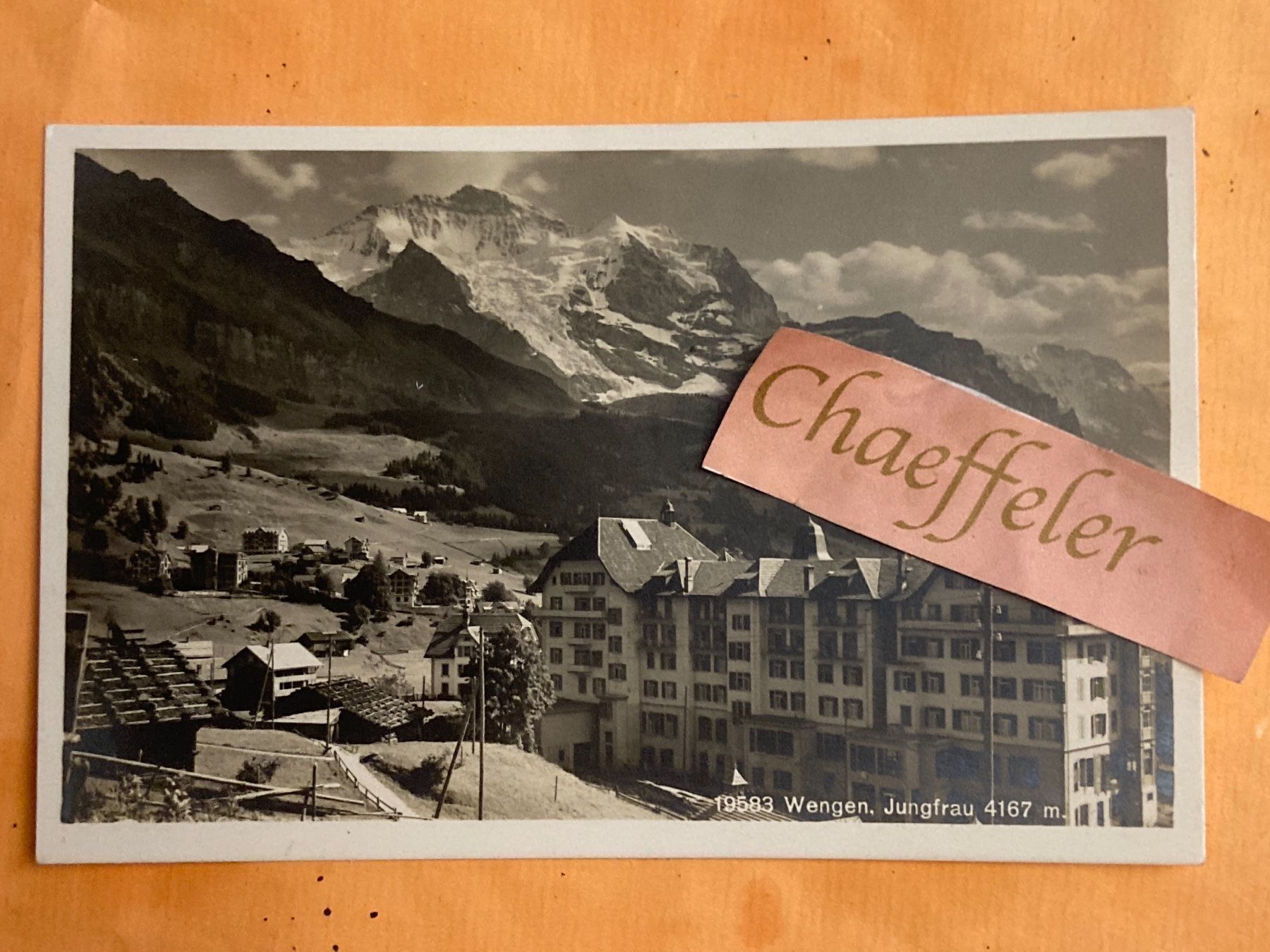Cartes postales: Wengen , Jungfrau – D'occasion à Zürich par Chaeffeler