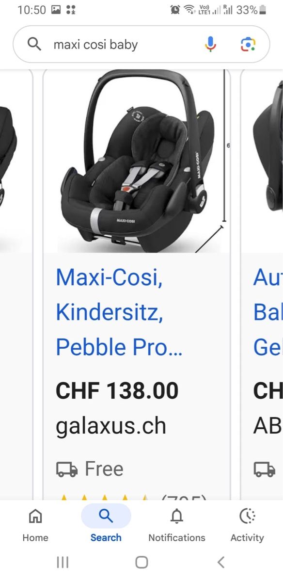 Maxi-Cosi Seggiolini per auto: Maxi-Cosi Babyschale Pebble Pro i-Size, gebraucht – Usato da Rapperswil SG venduto da clemi81 4