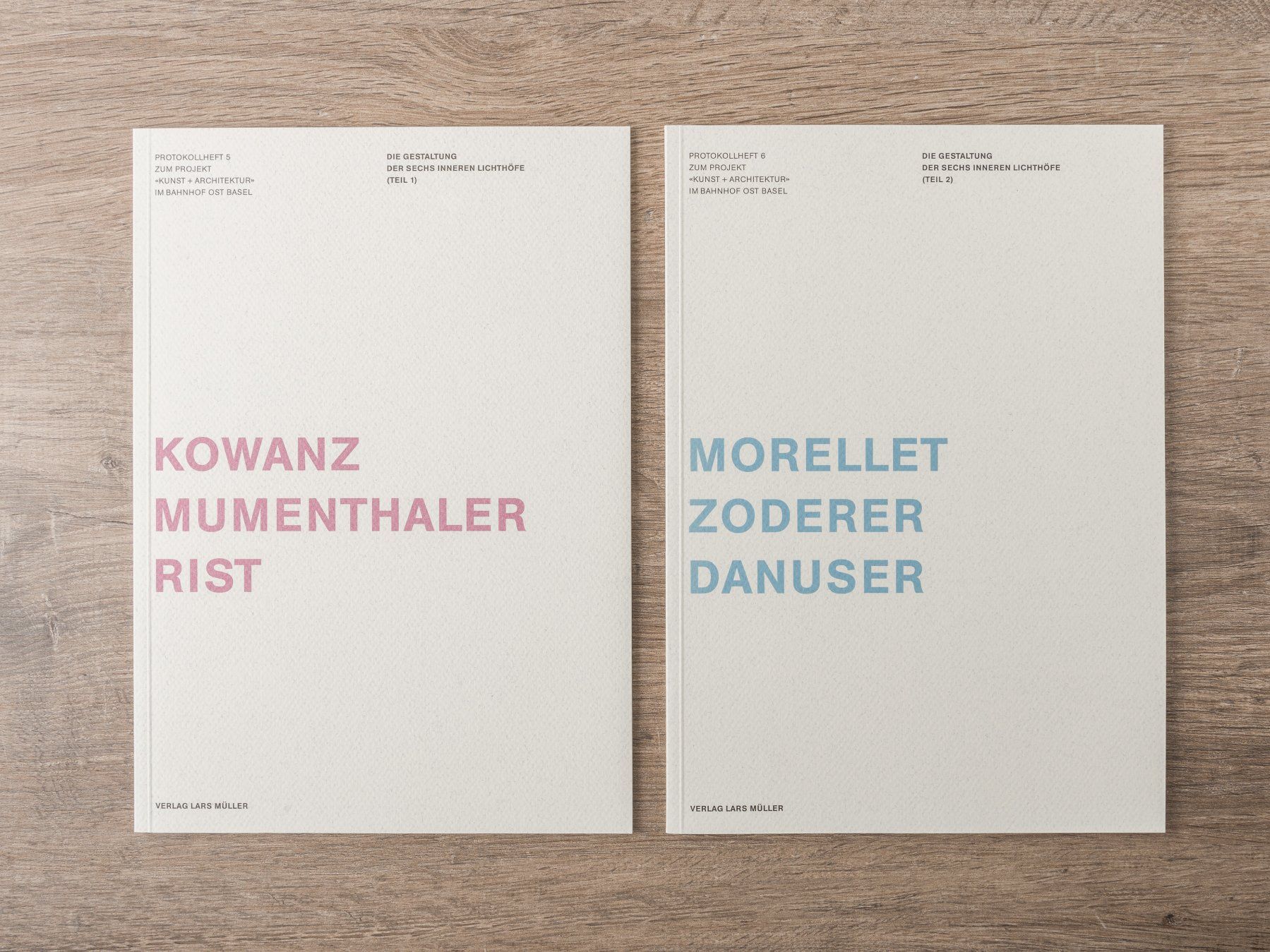 Libri: 6 Protokollhefte Kunst + Architektur im Bahnhof Ost Basel – Usato da Ziefen venduto da sin_2chk 4