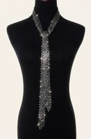 Collana choker con strass colore nero nuovo stato
