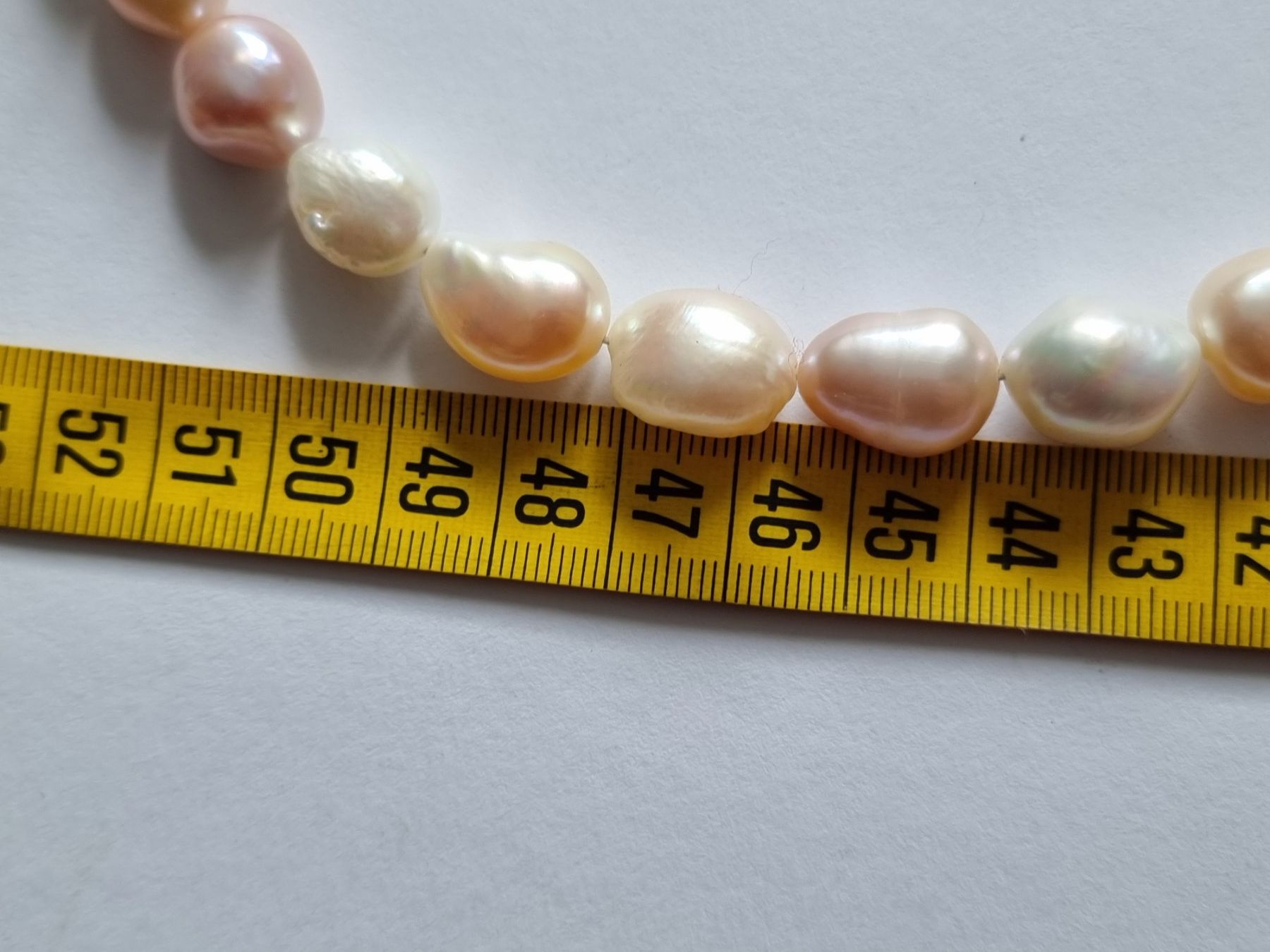 Perle (finte): Perlen-Collier  Multicolor mit schimmernden, Lüster – Usato da Gersau venduto da grafik-kunst 2