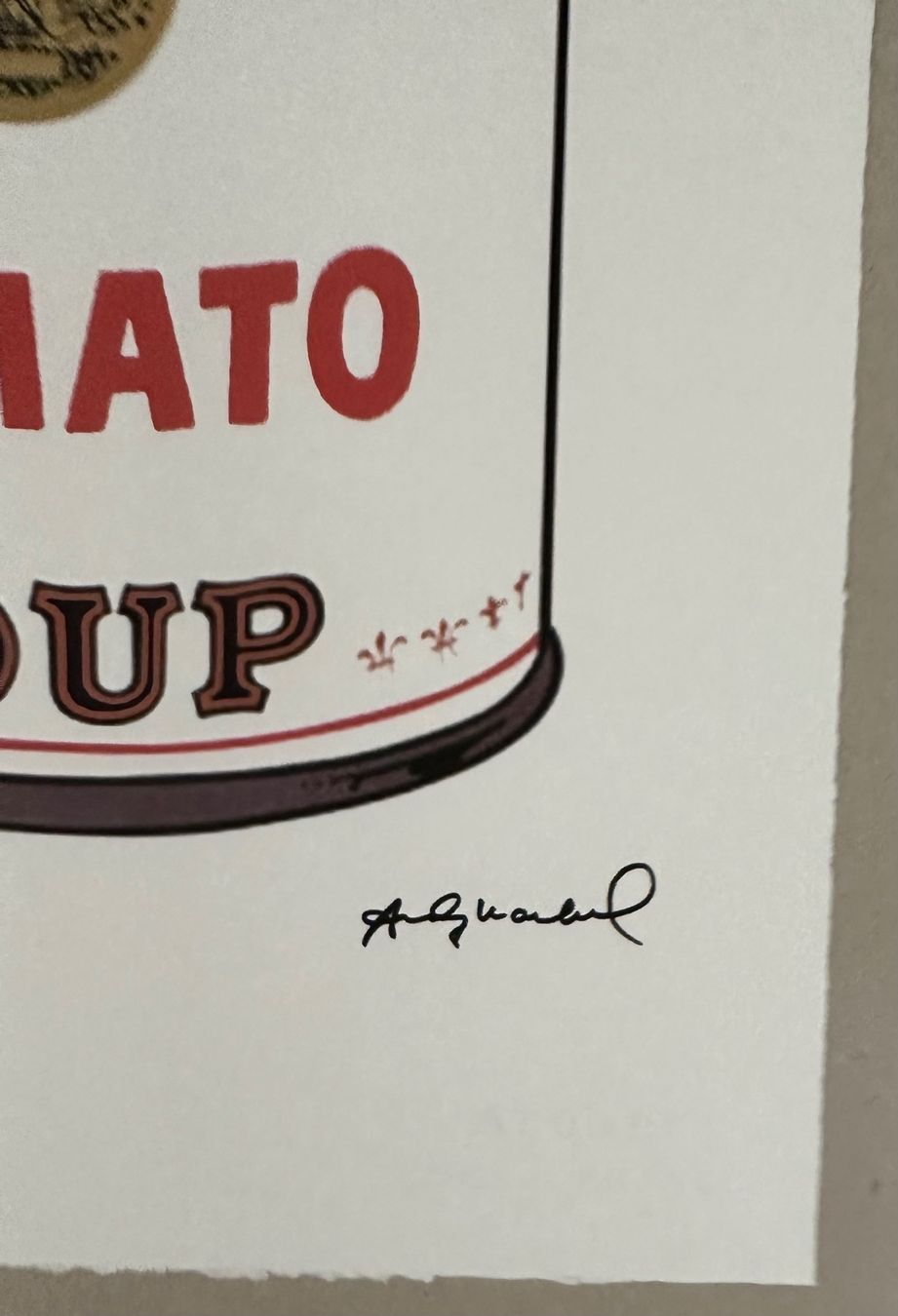 Gemälde: Andy Warhol: Tomato Campbell Soup 83/100 – Neu (gemäss Beschreibung) aus Meilen von Smgdesign 2